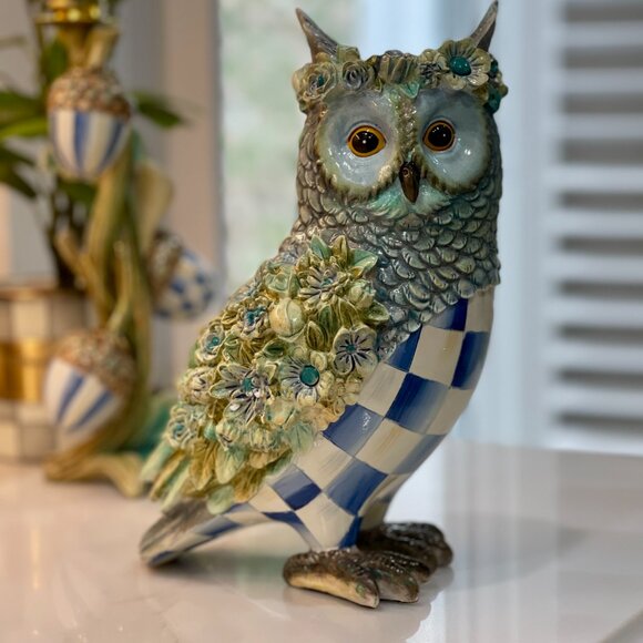 Royal Autumn Owl Figurine -NEW - Picture 1 of 15